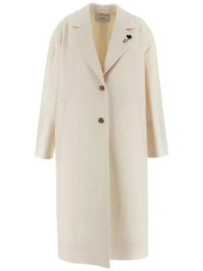 Lardini Coat Woman In Cream