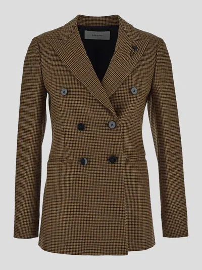 Lardini Coats In Brown