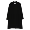 Lardini Collared Wool Coat Featuring Side Pockets In Multi