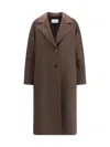 Lardini Cashmere Oversized Coat In Brown
