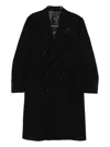 Lardini Classic Double-breasted Coat With Tailored Silhouette In Multi