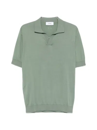 Lardini Mens Polo Shirt Short Sleeves In Green
