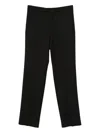 Lardini Concealed-fastening Trousers In Black
