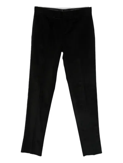 Lardini Corduroy Trousers In Black