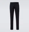 Lardini Cotton-blend Slim Pants In Blue