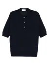 Lardini Cotton Blended Polo In Blue