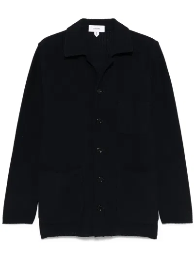 Lardini Cotton Cardigan In Blue