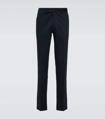 Lardini Cotton Chinos In Blue