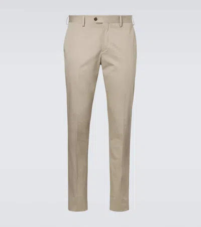 Lardini Cotton Chinos In Neutral