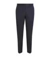 Lardini Cotton Drop Reg Trousers In Navy
