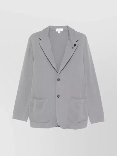 LARDINI COTTON JACKET REAR VENTS