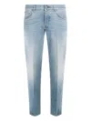 Lardini Belt Loop Jeans In Blue