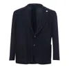 Lardini Elegant Blue Cotton Jacket