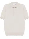 Lardini Cotton Polo Shirt In Grey