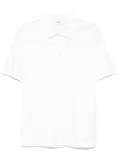 Lardini Cotton Polo Shirt In White