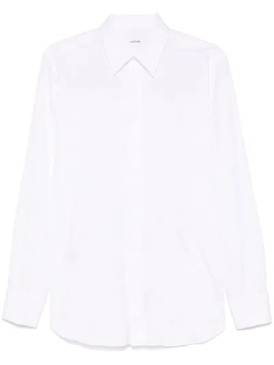 Lardini Cotton Shirt In White