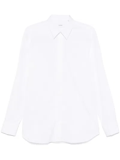 Lardini Cotton Shirt In White