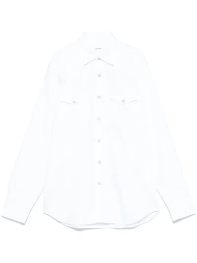 Lardini Cotton Shirt In White