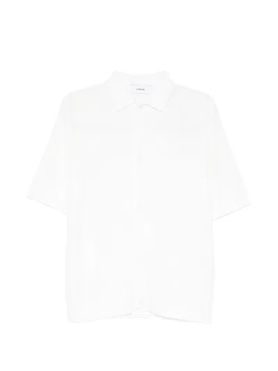 Lardini Short Sleeves Polo Shirt In White