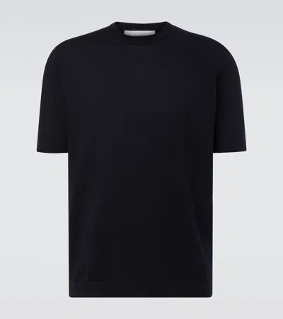 Lardini Cotton T-shirt In Black