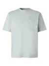 Lardini Cotton T-shirt Pocket In Blue