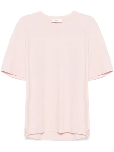 Lardini Cotton T-shirt In Pink