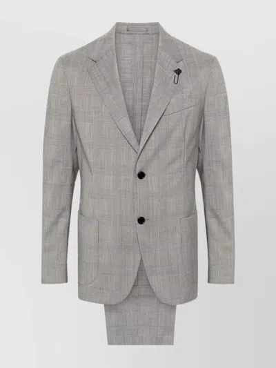 Lardini Crafted Suit For Formal Occasions In Gray