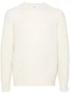 Lardini Crew Neck Knitwear In Soft Alpaca Blend In Neutral