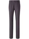 Lardini Creases Tailored Trousers In Grey