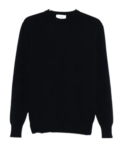 LARDINI CREW-NECK LONG-SLEEVE SWEATER