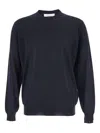 Lardini Crew Neck Pullover In Black