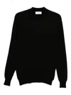 Lardini Crew-neck Sweater In Black