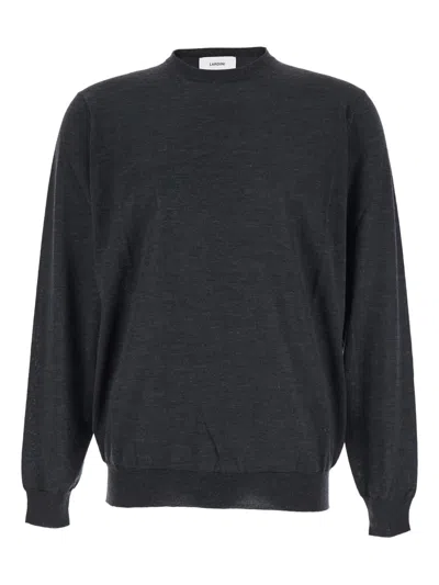 Lardini Crew-neck Sweater In Gray
