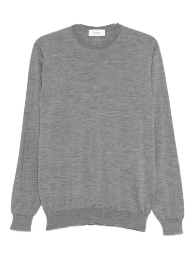 Lardini Crew-neck Sweater In Gray