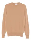 Lardini Crew-neck Sweater In Neutral