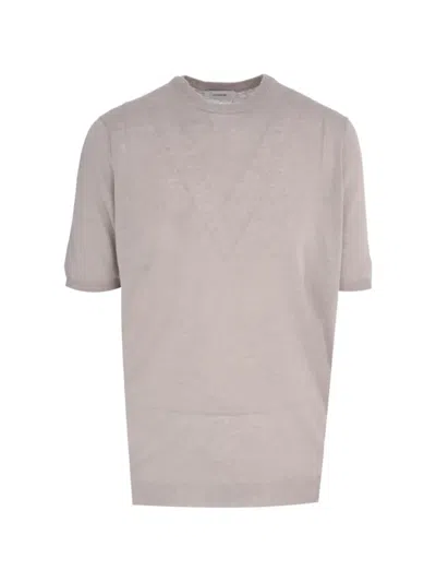 Lardini Crew-neck T-shirt In Neutral