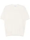 Lardini Relaxed Fit White Short-sleeved T-shirt In White