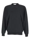 Lardini Crew Neck Pullover In Black
