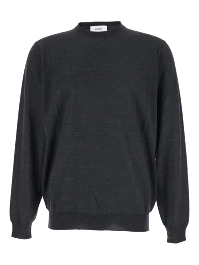 Lardini Crewneck Sweater In Black