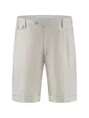 Lardini Cuffed Shorts In Neutral