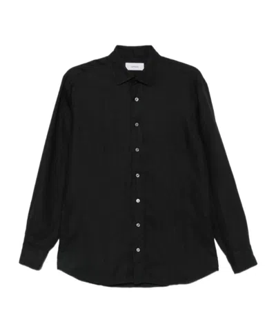 Lardini Dante Long-sleeve Shirt In Animal Print