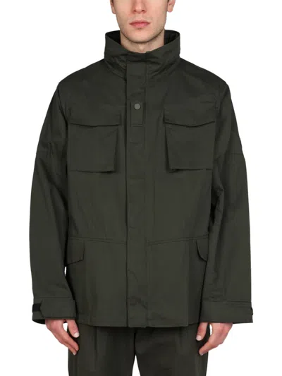 LARDINI MEN DARK GREEN SOLID JACKETS