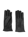 Lardini Deerskin Stitched Gloves In Black