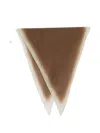 Lardini Dip-dye Scarf In Brown