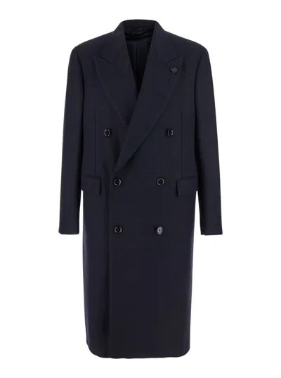 Lardini Doppiopetto Panno In Blue
