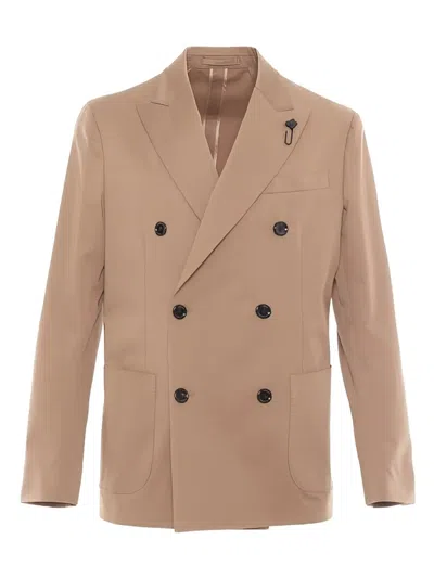 LARDINI DOUBLE-BREASTED BLAZER