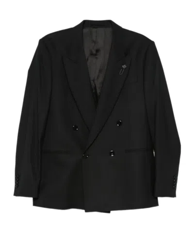 LARDINI DOUBLE-BREASTED BLAZER