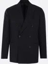 Lardini Double-breasted Blazer In Blue