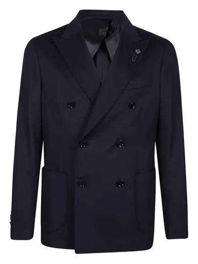 LARDINI DOUBLE-BREASTED BLAZER