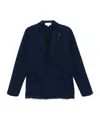 Lardini Double-breasted Blazer In Blue